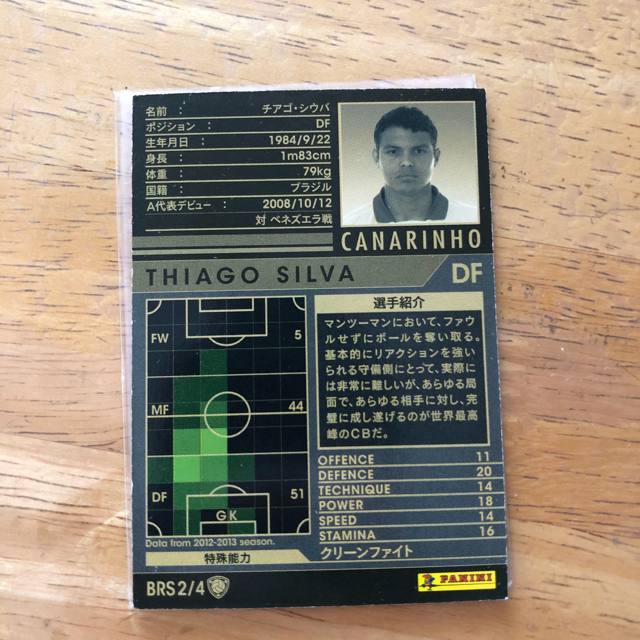 wccf チアゴシウバ エンタメ/ホビーのトレーディングカード(シングルカード)の商品写真