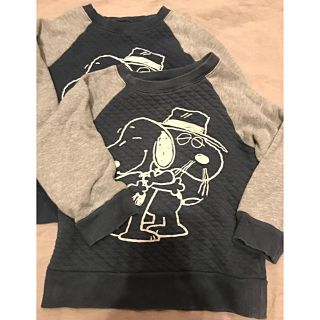 スヌーピー(SNOOPY)のスヌーピー トレーナー 2枚セット(Tシャツ/カットソー)