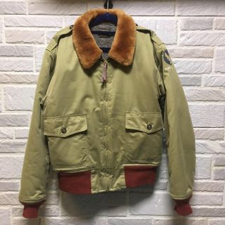 バズリクソンズ(Buzz Rickson's)の極美品 バズリクソンズ B-10 40 BUZZ RICKSON'S 赤リブ (フライトジャケット)