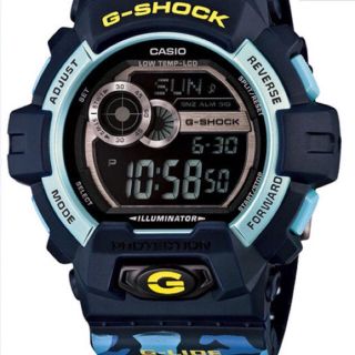 ジーショック(G-SHOCK)のG-SHOCK 青 迷彩 デジタル(腕時計(デジタル))