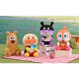 アンパンマン(アンパンマン)のそれいけ!アンパンマン ころふわピクニックぬいぐるみ 4体セット(キャラクターグッズ)