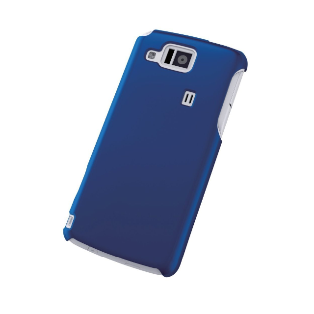 ELECOM(エレコム)のau AQUOS PHONE CL IS17SH用シェルカバー ブルー スマホ/家電/カメラのスマホアクセサリー(Androidケース)の商品写真
