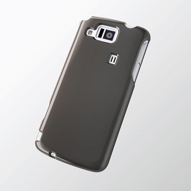 ELECOM(エレコム)のau AQUOS PHONE CL IS17SH用ソフトケース ブラック スマホ/家電/カメラのスマホアクセサリー(Androidケース)の商品写真