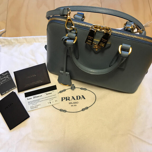 PRADA - プラダ PRADA トートバッグ サフィアーノ ストラップ付き 正規品