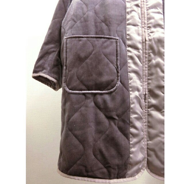 mystic(ミスティック)のベロアキルティングコート レディースのジャケット/アウター(ロングコート)の商品写真