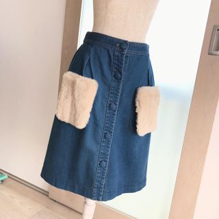 ウィルセレクション(WILLSELECTION)のウィルセレクション♡デニム スカート♡(ひざ丈スカート)