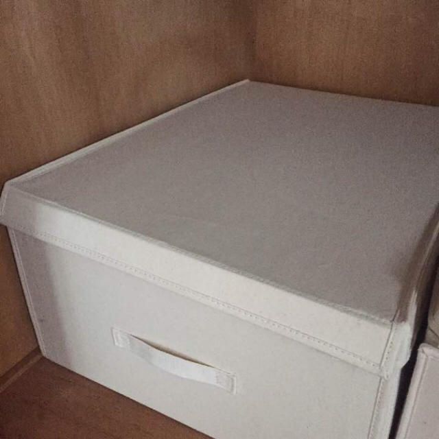 MUJI (無印良品)(ムジルシリョウヒン)の無印 キャンパス地 収納ボックス インテリア/住まい/日用品の収納家具(ケース/ボックス)の商品写真