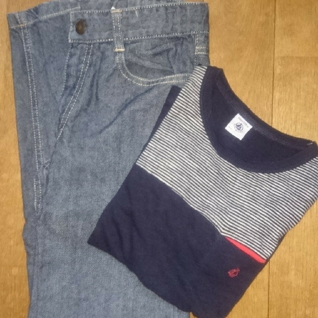 PETIT BATEAU(プチバトー)のRGK様専用 2点プチバトー 男の子長袖Tシャツ 10ans/138㎝ キッズ/ベビー/マタニティのキッズ服男の子用(90cm~)(その他)の商品写真