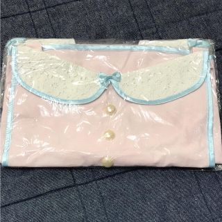 ピンクトリック(pink trick)の新品 タグ付き PINK TRICK レース リボン エプロン ピンク(収納/キッチン雑貨)