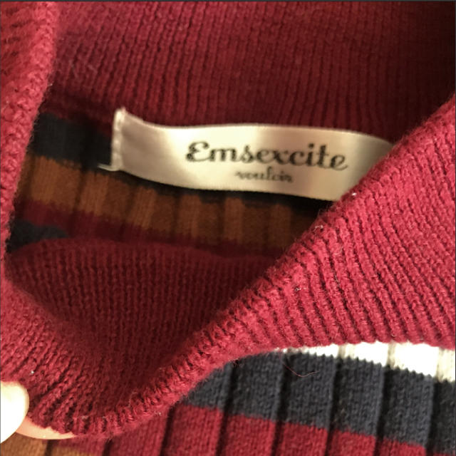 EMSEXCITE(エムズエキサイト)のエムズエキサイト リブニット レディースのトップス(ニット/セーター)の商品写真