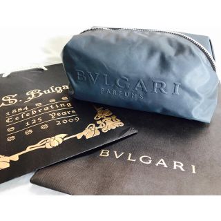 ブルガリ(BVLGARI)のなおさま専用／飛行機 アメニティ ポーチ 【BVLGARI】(ノベルティグッズ)