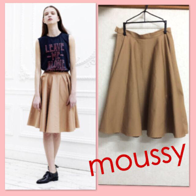 moussy(マウジー)のmoussy★完売ミドル丈フレアスカート レディースのスカート(ひざ丈スカート)の商品写真