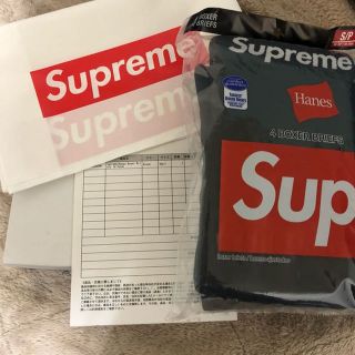 シュプリーム(Supreme)の定価以下 supreme boxer briefs S 新品未開封(その他)