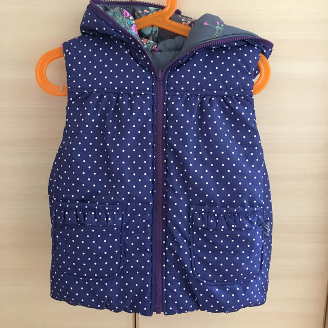 hakka kids(ハッカキッズ)のダウン ベスト 女の子 110cm キッズ/ベビー/マタニティのキッズ服女の子用(90cm~)(ジャケット/上着)の商品写真