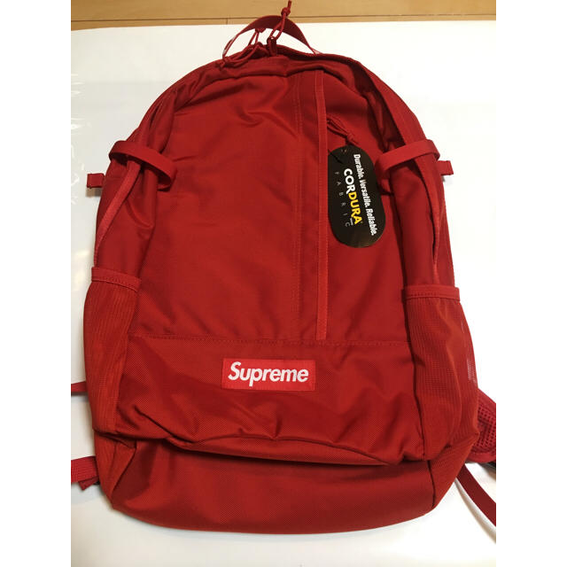 【新品】supreme  2018ss バックパック 赤