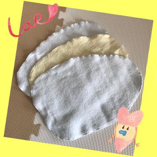 赤ちゃん 背中 汗とりパット タオル 3枚セット(その他)