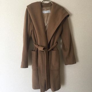 マックスマーラ(Max Mara)のガウンフードコート☆ベルト付き(ガウンコート)