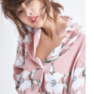 ココディール(COCO DEAL)の紗栄子着用 ヴィンテージフラワー ワンピ ピンク (ひざ丈ワンピース)