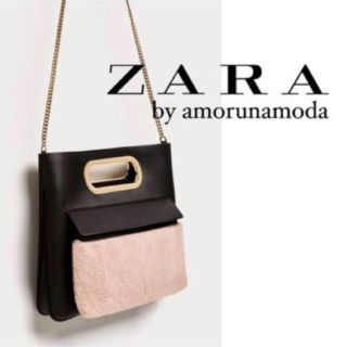 ザラ(ZARA)のZARA▼ファークラッチ付きショルダーbag(ショルダーバッグ)