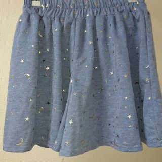 ダブルクローゼット(w closet)のW closet 月星柄キュロットスカート試着のみ.+*:ﾟ+｡.☆(キュロット)