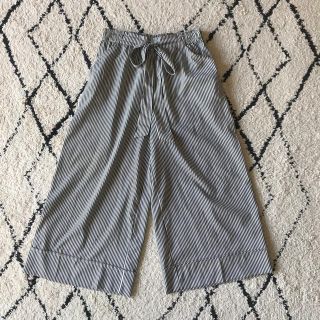 ザラ(ZARA)のZara ストライプ ワイドパンツ(カジュアルパンツ)