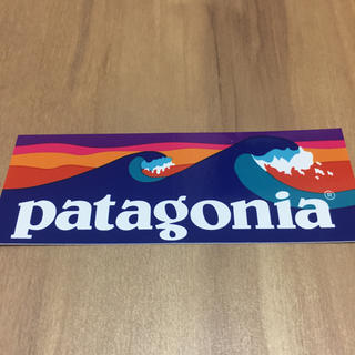 パタゴニア(patagonia)の★パタゴニア patagonia ステッカー 波(登山用品)