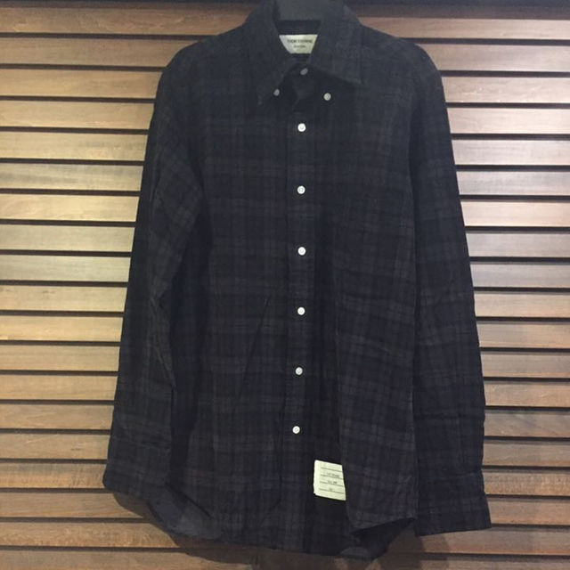 トムブラウン THOM BROWNE 1 チェック 黒 ブラック - recantolarfeliz