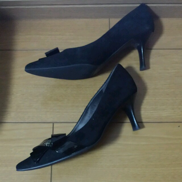 黒ﾊﾟﾝﾌﾟｽ レディースの靴/シューズ(ハイヒール/パンプス)の商品写真