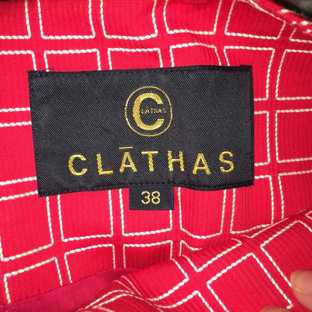 CLATHAS(クレイサス)の美品■クレイサスワンピース■サイズ38 レディースのワンピース(ひざ丈ワンピース)の商品写真