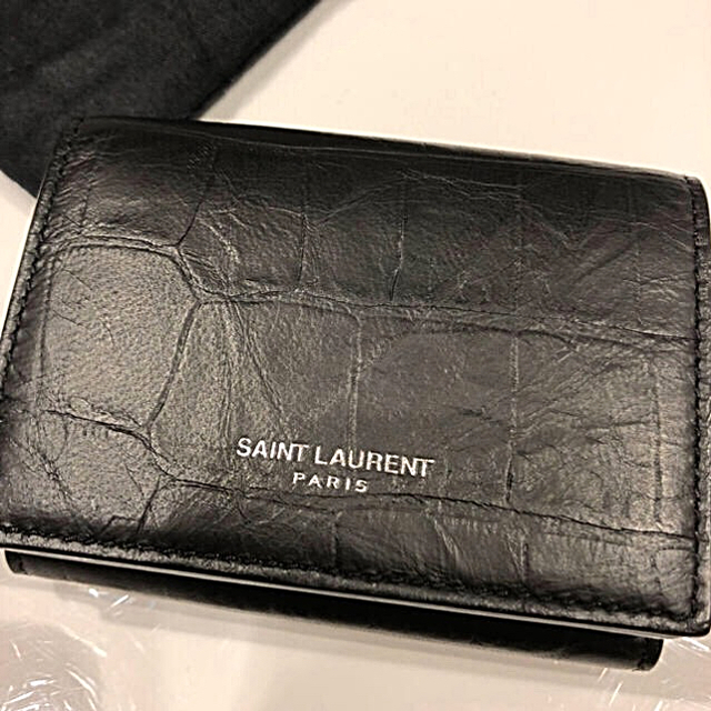 Saint Laurent(サンローラン)のサンローラン 三つ折り財布 未使用💁‍♀️✨✨ メンズのファッション小物(折り財布)の商品写真