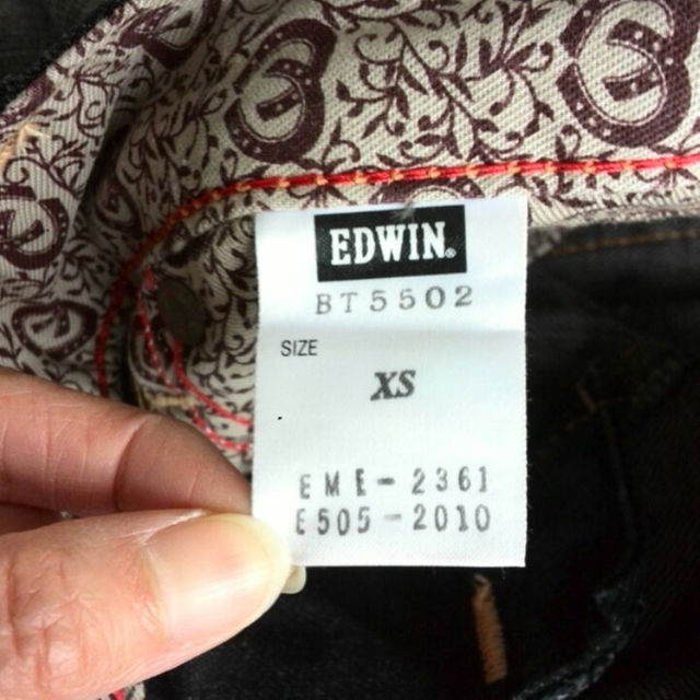 EDWIN(エドウィン)のoscar.331様専用 EDWIN 503 black レディースのパンツ(デニム/ジーンズ)の商品写真