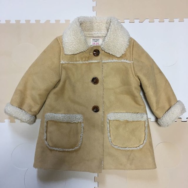 Old Navy(オールドネイビー)のOLD NAVY ムートン風コート キッズ/ベビー/マタニティのベビー服(~85cm)(その他)の商品写真