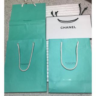 ティファニー(Tiffany & Co.)のティファニー  ショッパー3枚  シャネルショッパー1枚(ショップ袋)