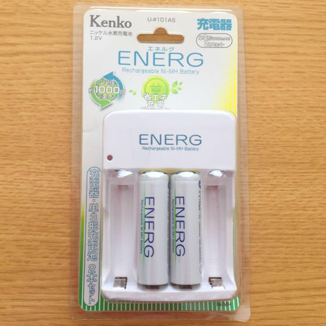 ENERG 充電器セット[ニッケル水素充電池専用] スマホ/家電/カメラの生活家電(その他)の商品写真