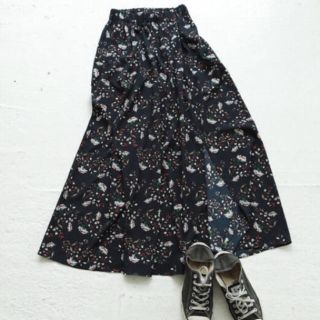 トゥデイフル(TODAYFUL)のtodayful フラワースリットスカート ungrid zara(ロングスカート)