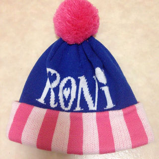 ロニィ(RONI)のRONI☆ニット帽子☆M(52〜54)(帽子)