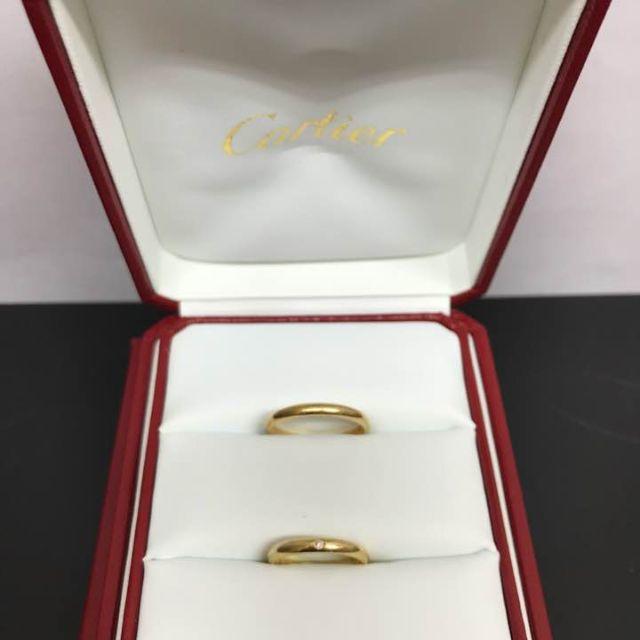 Cartier(カルティエ)の専用☆☆カルティエ マリッジ ダイヤ ペアリング 750YG レディースのアクセサリー(リング(指輪))の商品写真