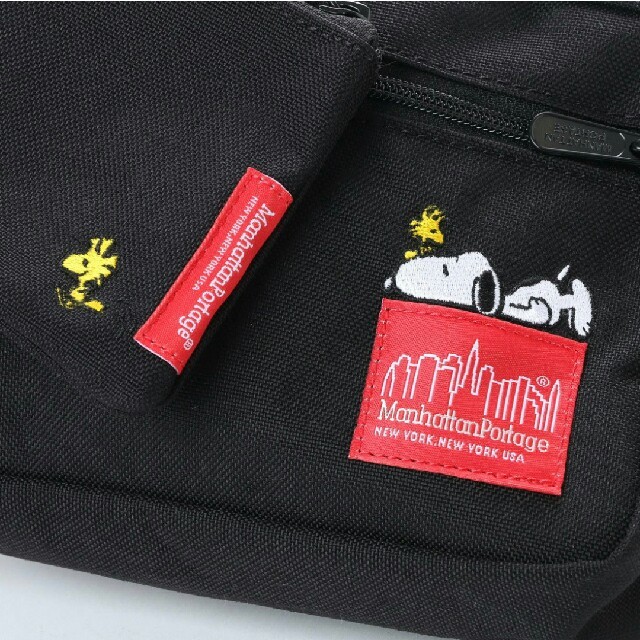 Manhattan Portage(マンハッタンポーテージ)の新品★マンハッタンポーテージ スヌーピー ジョガーバッグ ポーチ付 2点セット レディースのバッグ(ショルダーバッグ)の商品写真