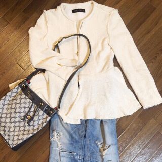 ザラ(ZARA)の✿iroha様専用✿ ZARAwoman ジャケット(ノーカラージャケット)