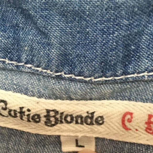 Cutie Blonde(キューティーブロンド)の【古着品】キューティーブロンド アウターLサイズ レディースのジャケット/アウター(Gジャン/デニムジャケット)の商品写真