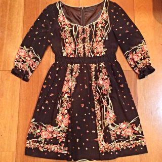 ウィルセレクション(WILLSELECTION)の【美品】ウィルセレクション 花柄ワンピ(ひざ丈ワンピース)