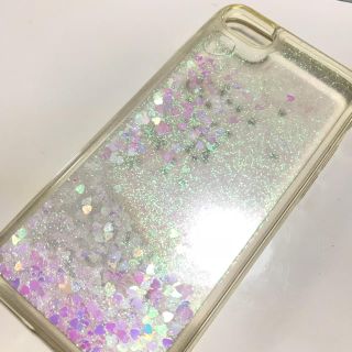 ウィゴー(WEGO)のハートホログラム iPhone7ケース(iPhoneケース)