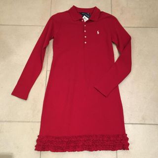 ラルフローレン(Ralph Lauren)のRALPH LAUREN ラルフローレン ポロフリルワンピース USXL  新品(ワンピース)