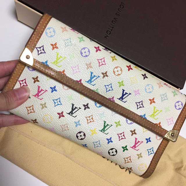 LOUIS VUITTON(ルイヴィトン)の最終値下げ！！正規ヴィトン♡マルチカラー♡長財布♡ レディースのファッション小物(財布)の商品写真