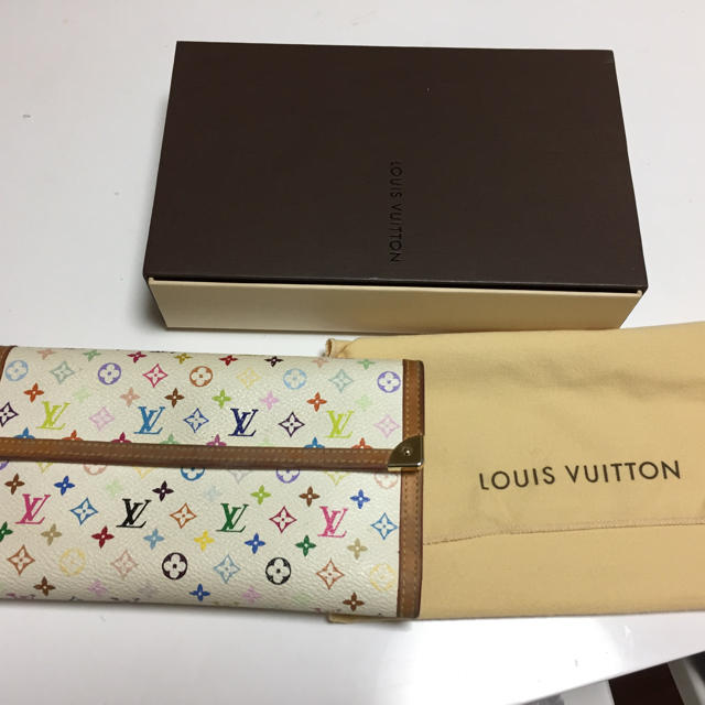 LOUIS VUITTON(ルイヴィトン)の最終値下げ！！正規ヴィトン♡マルチカラー♡長財布♡ レディースのファッション小物(財布)の商品写真