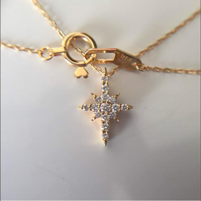 STAR JEWELRY(スタージュエリー)のmilkcrown様専用 K18YG クロッシングネックレス レディースのアクセサリー(ネックレス)の商品写真