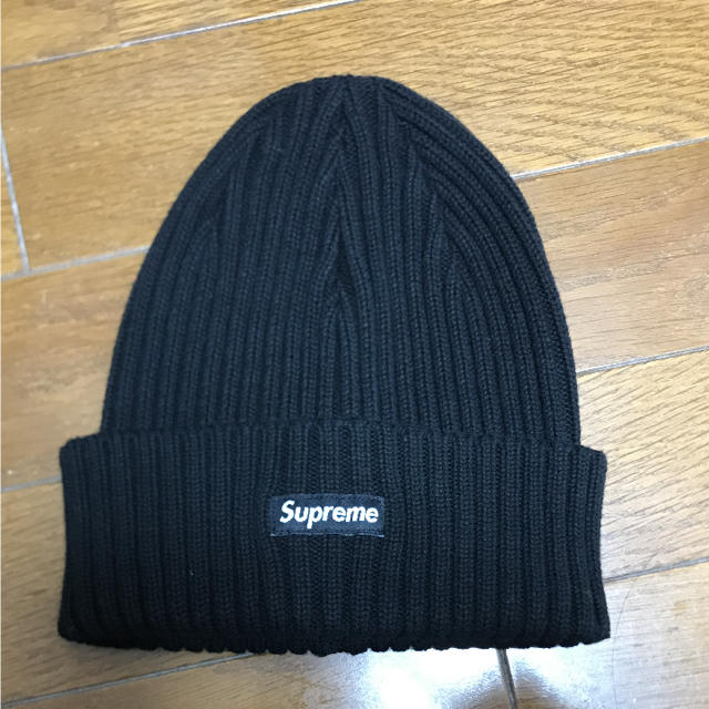 Supreme(シュプリーム)のsupreme Overdyed Ribbed beanie black メンズの帽子(ニット帽/ビーニー)の商品写真