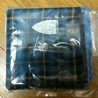 ポロラルフローレン(POLO RALPH LAUREN)の【送料無料】新品未使用　ポロビーシーエス　タオル2枚セット(ハンカチ/ポケットチーフ)