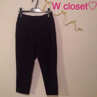 ダブルクローゼット(w closet)のW closet♡ クロップドパンツ♡(クロップドパンツ)