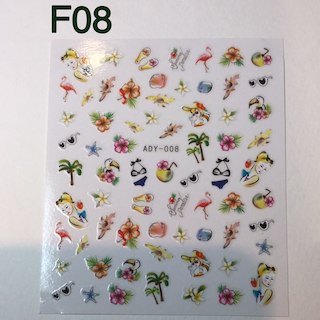 【F08】 ネイルシール コスメ/美容のネイル(つけ爪/ネイルチップ)の商品写真